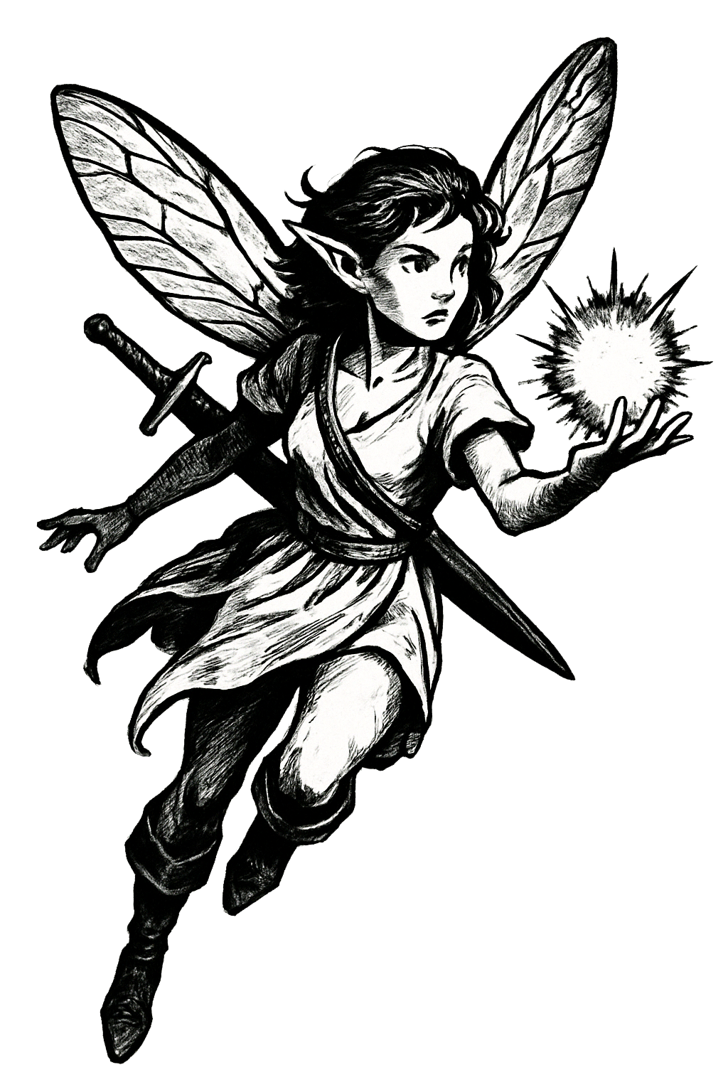 Dark Past Character from the species Fae